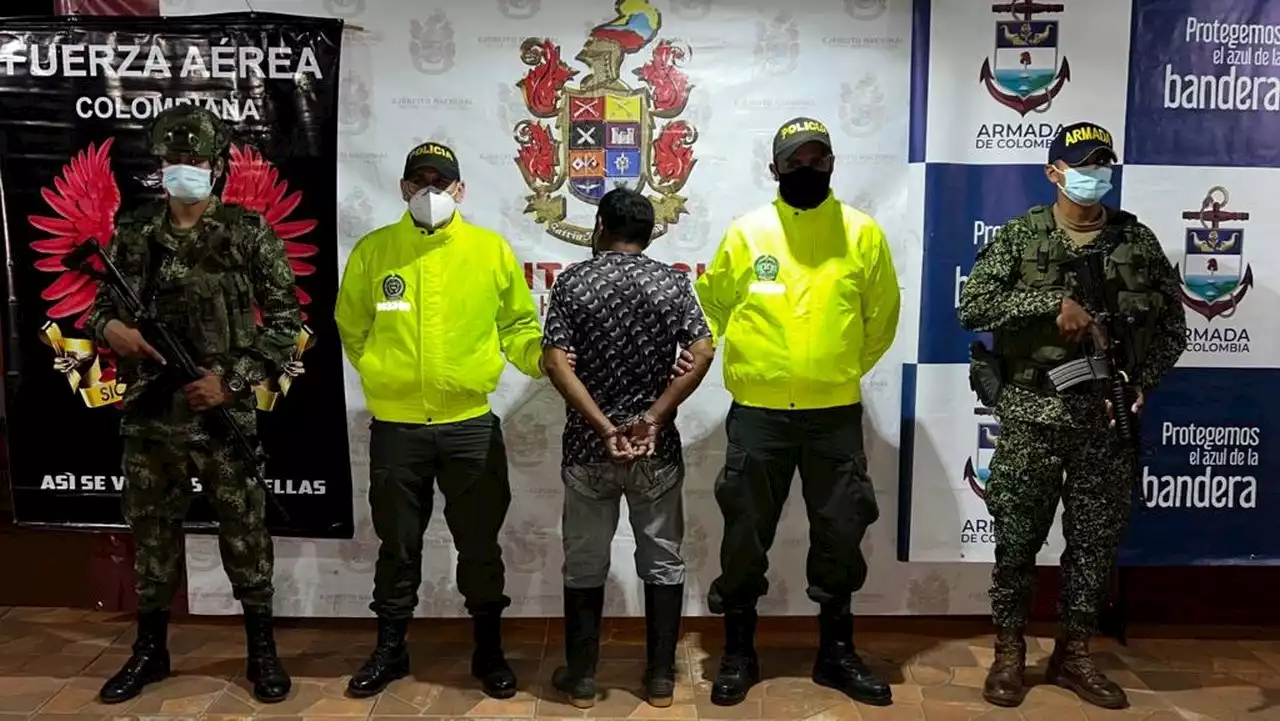 Cogieron a alias 'El Indio Vatys', presunto integrante de las disidencias de las Farc