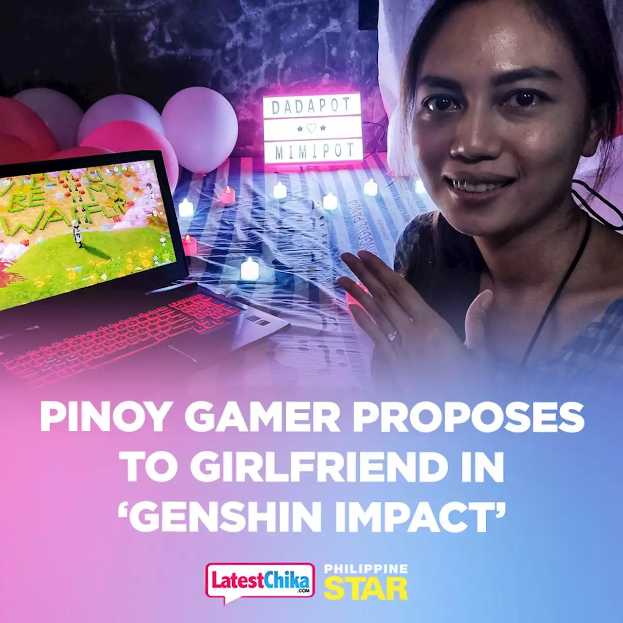 Pinoy gamer proposes to girlfriend in 'Genshin Impact' - Latest Chika