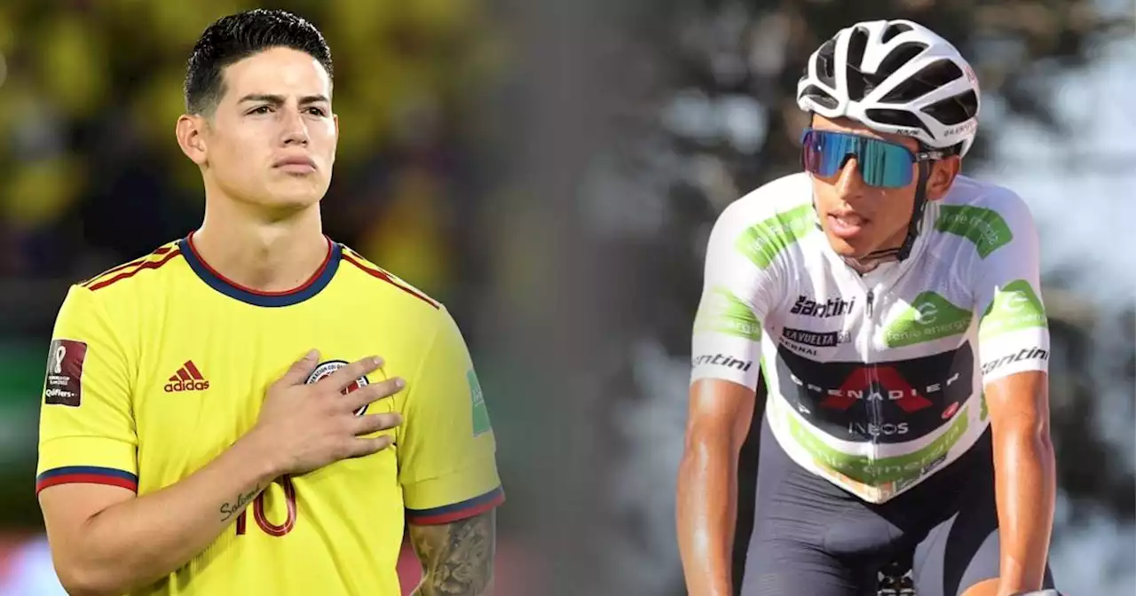 James no olvidó a Egan Bernal y le demostró su apoyo tras el trágico accidente