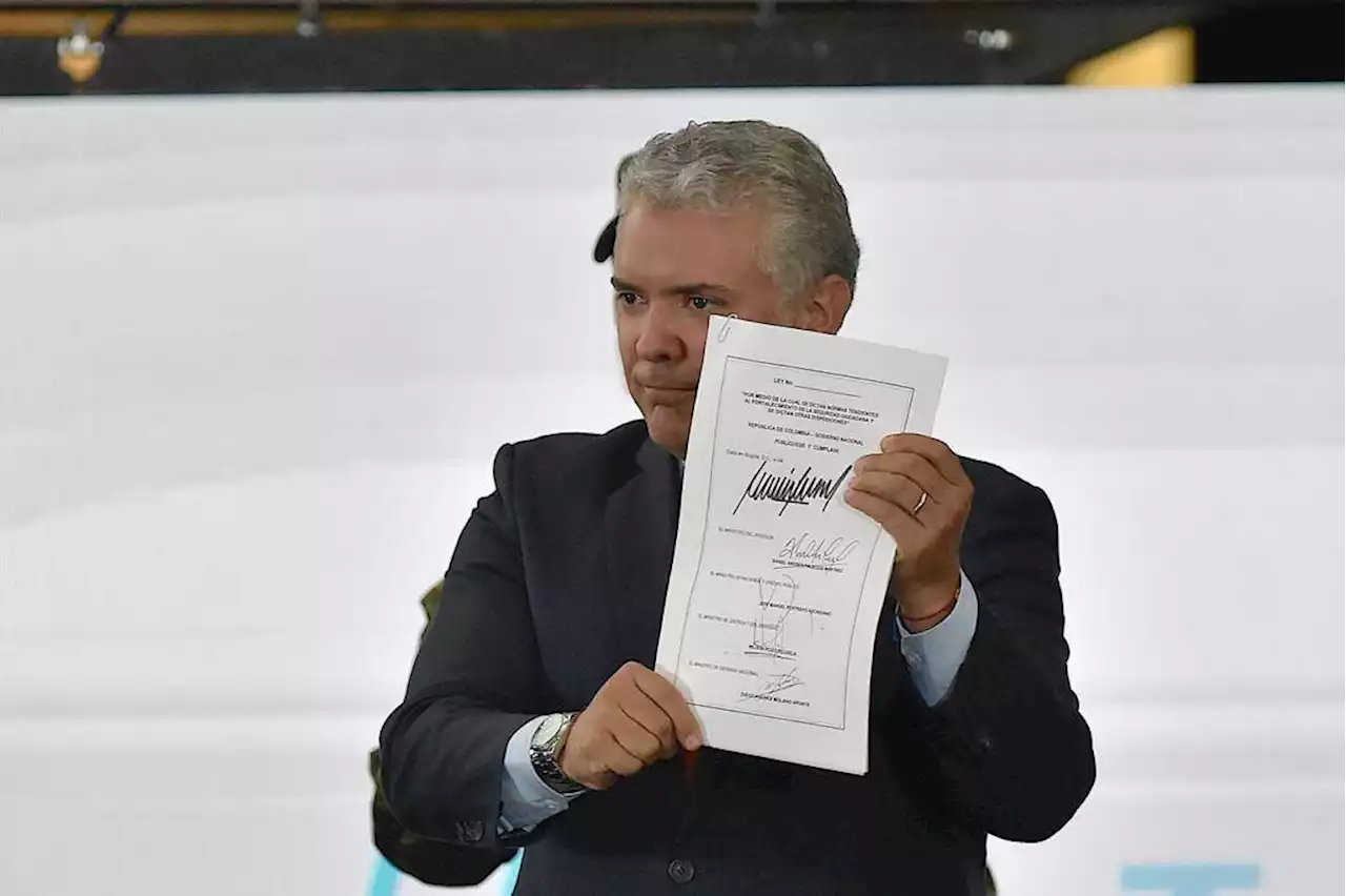 Presidente Iván Duque sancionó la Ley de Seguridad Ciudadana