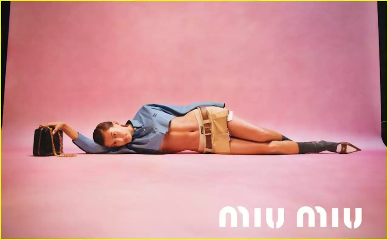 Hailey Bieber Fronts Miu Miu’s Spring 2022 Campaign