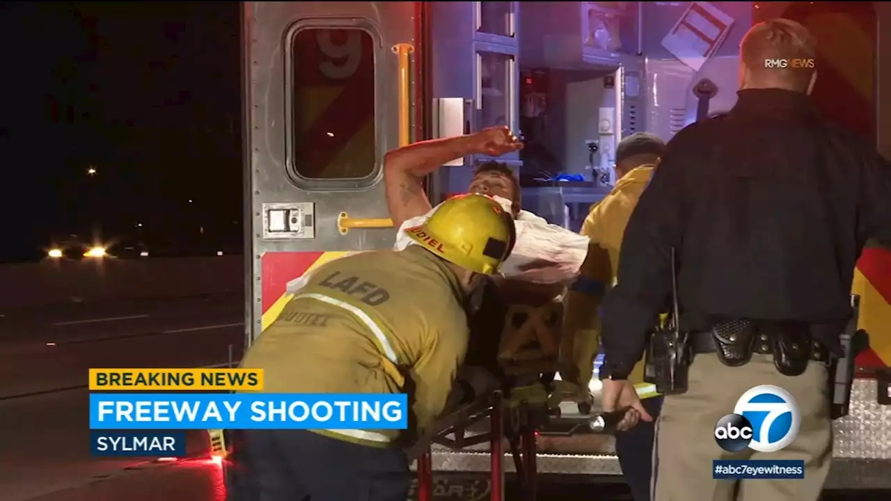 Shooting on 5 Freeway in Sylmar leaves driver wounded