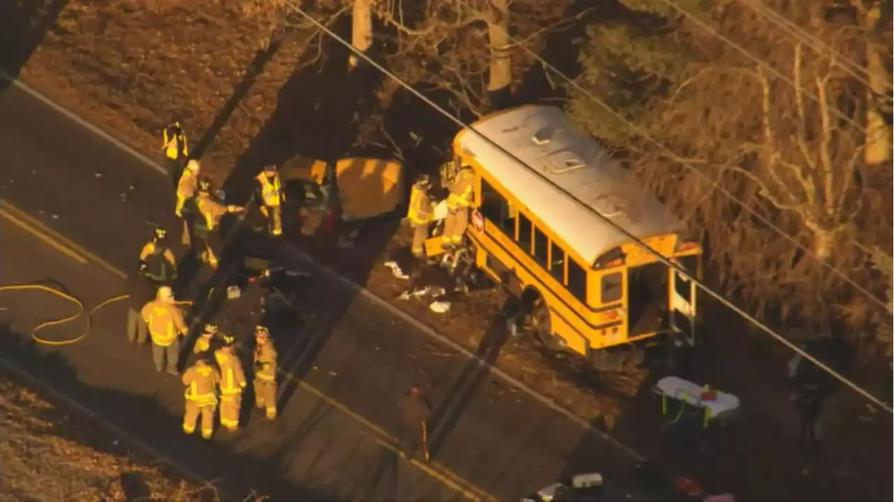 Bus Driver, Aide Seriously Injured After Crash Involving Small School Bus In Winslow Township