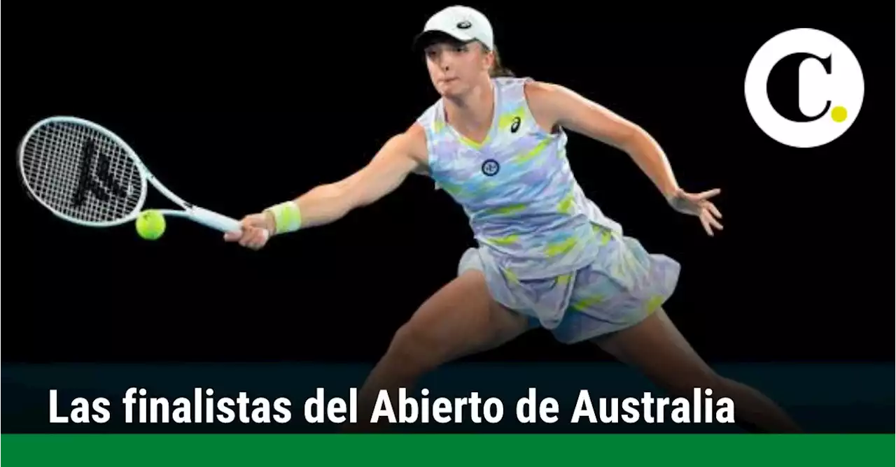 Estas son las finalistas del Abierto de Australia