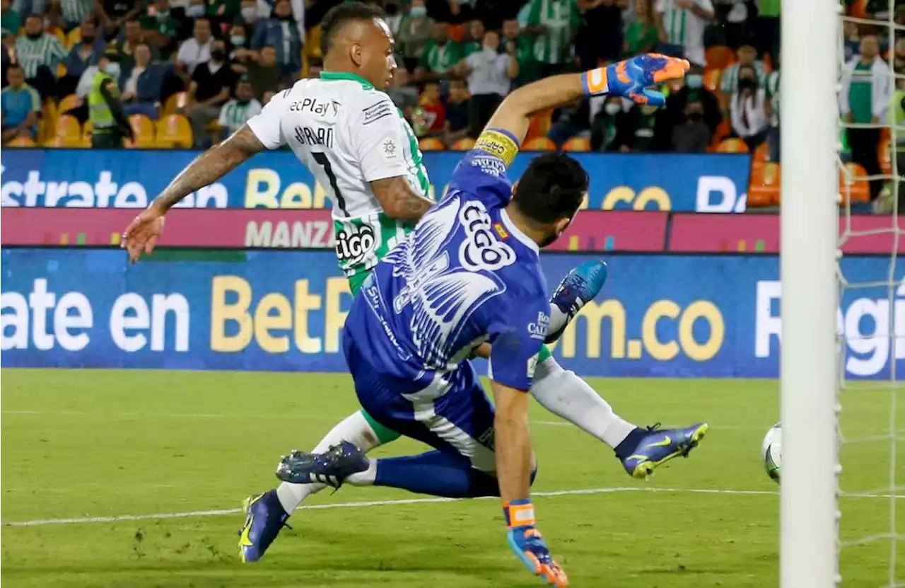 Mantilla y Pabón le dieron la victoria a Atlético Nacional