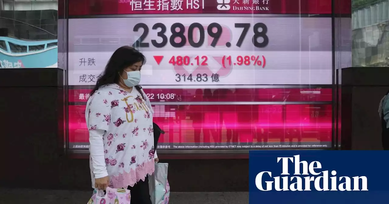 Asian shares fall to lowest in 15 months after US Fed nails on March rate rise