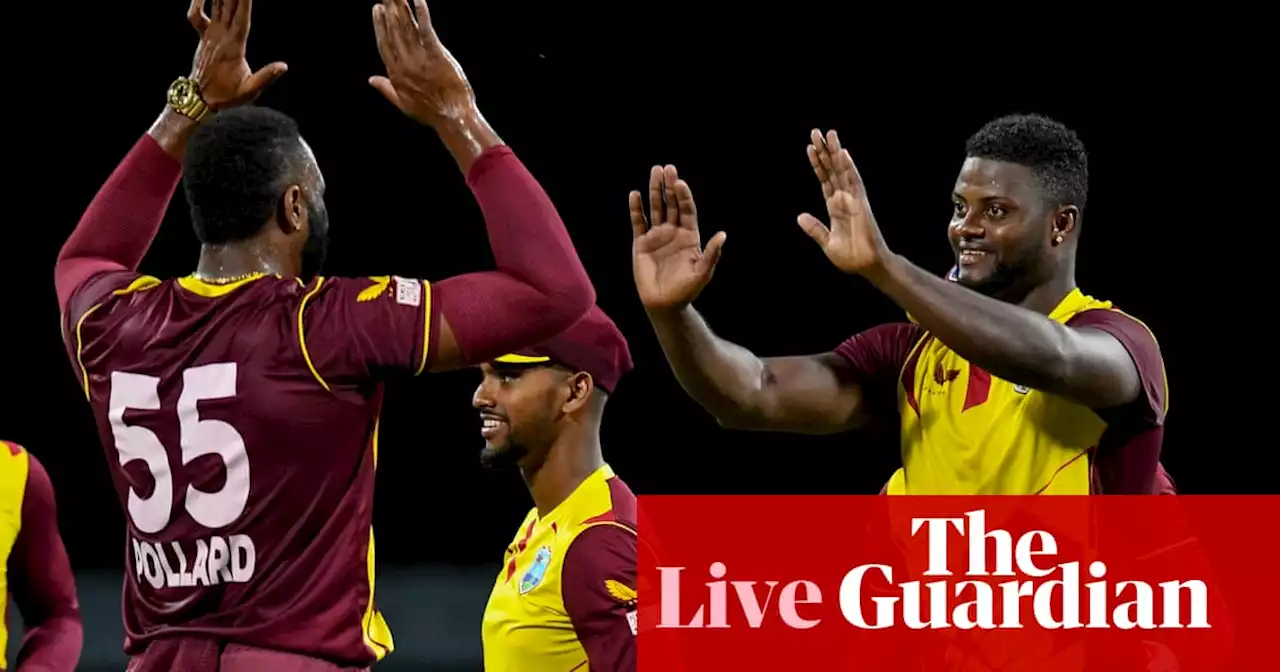 West Indies beat England by 20 runs to win third T20 – as it happened