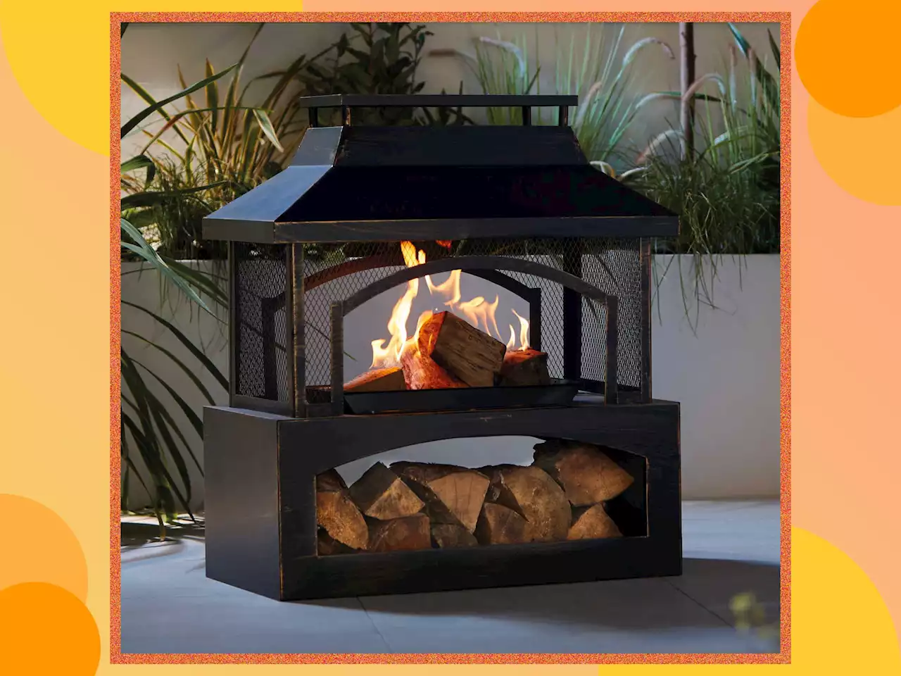 Aldi’s popular log burner is back to take your garden parties to the next level