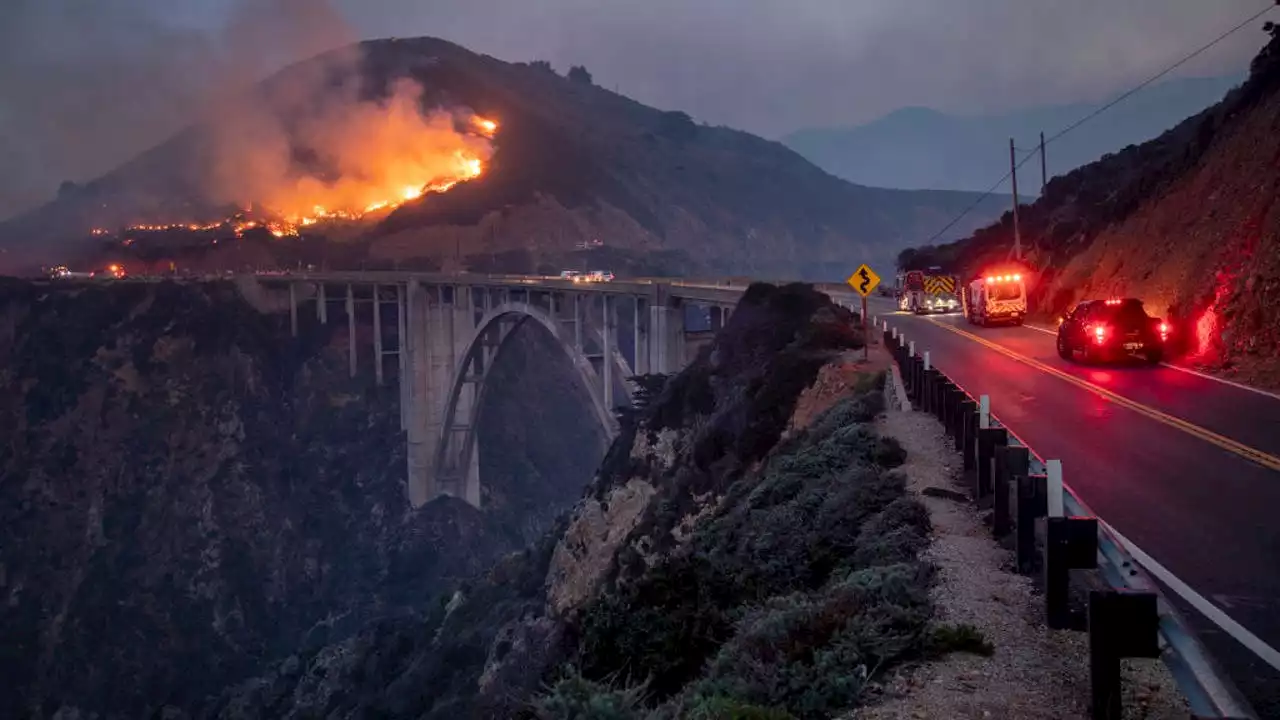 Containment of wildfire burning in Big Sur at 60%