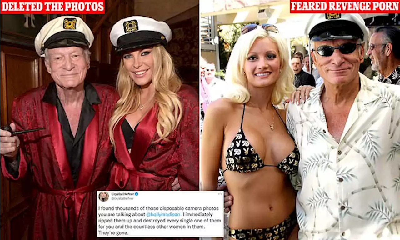 Crystal Hefner has destroyed Hugh's 'mountain of revenge porn'