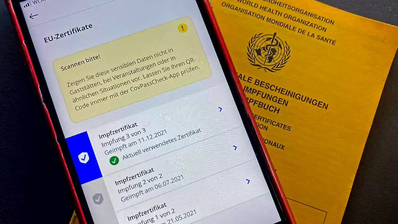 Viel mehr Zertifikate als Impfungen
