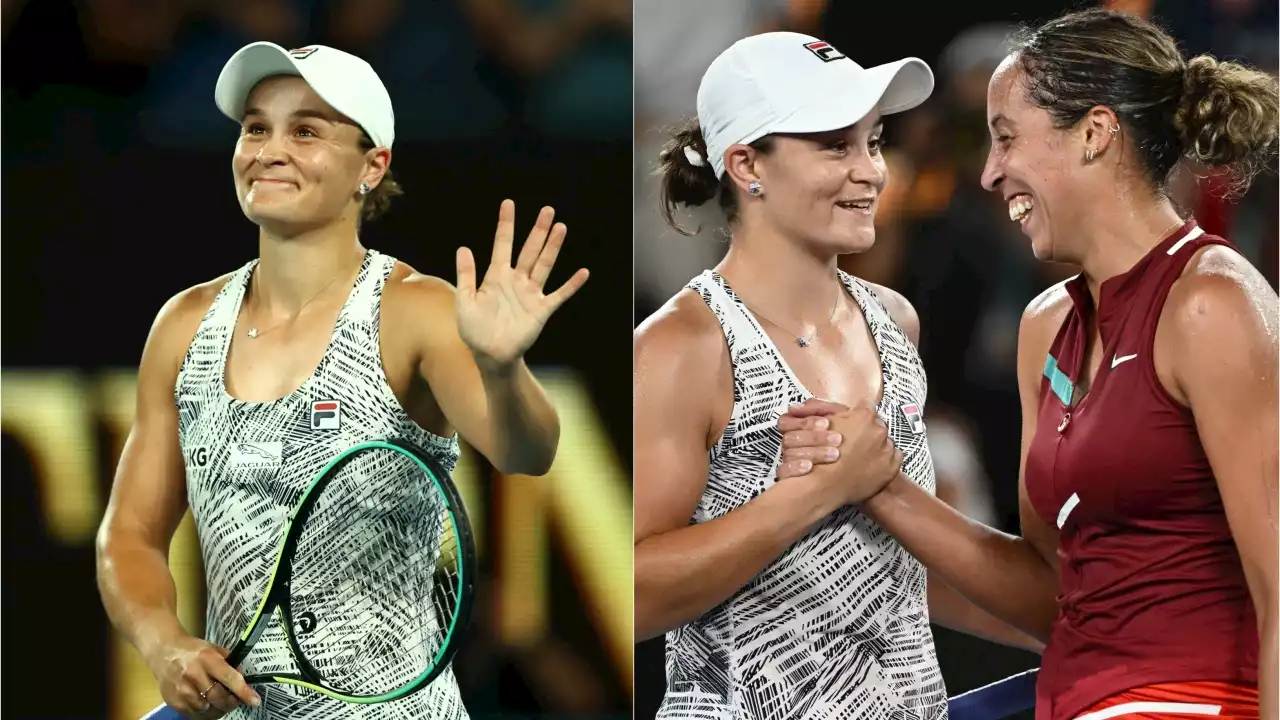 'Unreal' Barty makes 42-year history as she cruises into Australian Open final