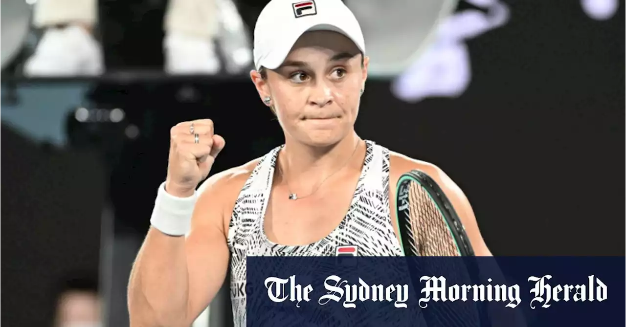 Clinical Barty storms into Australian Open final