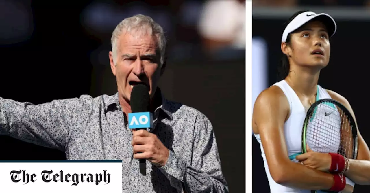 John McEnroe insists he is 'pulling for Emma Raducanu' - but takes fresh swipe at coach change