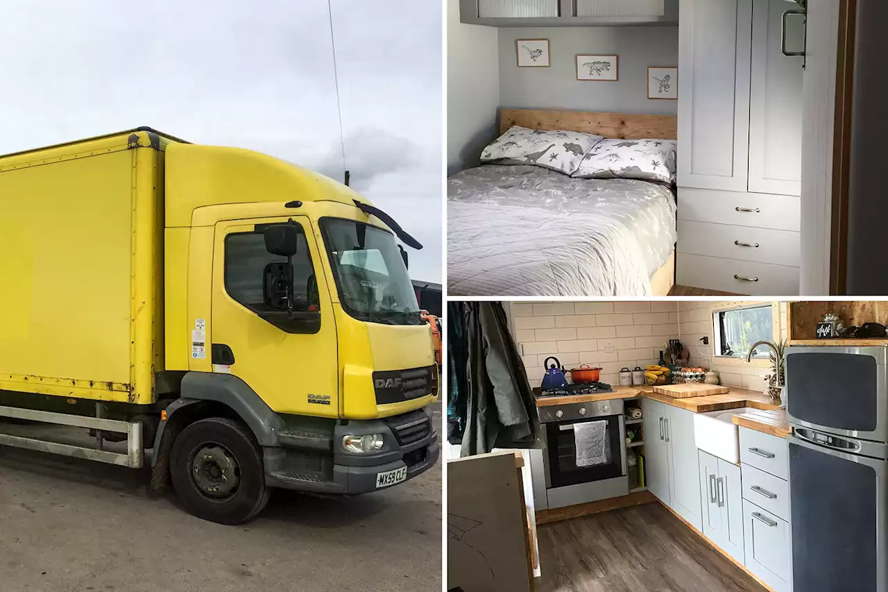 We turned old Hovis lorry we bought on eBay for £3.6k into our dream home