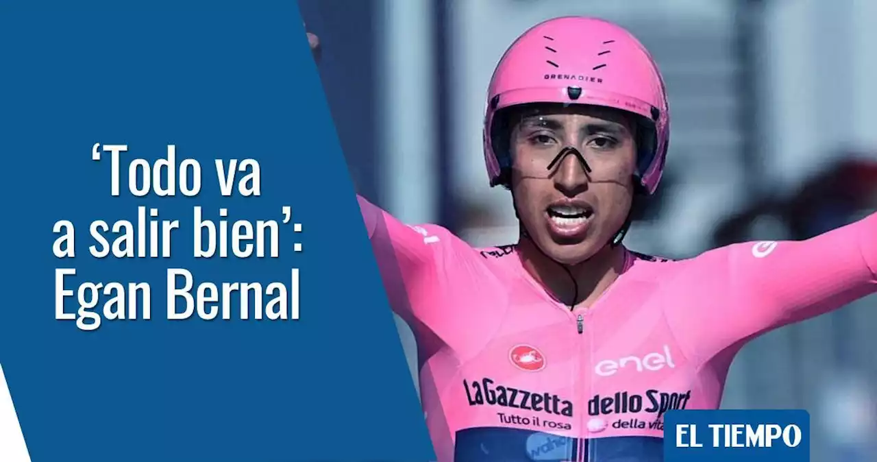 Egan Bernal: foto y su primer mensaje desde la clínica