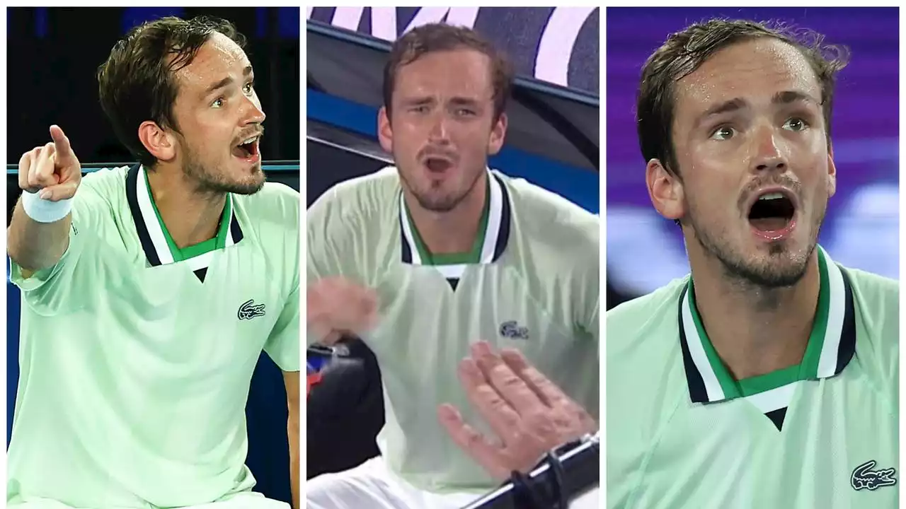 ‘You are a small cat’: Medvedev explodes in heated rant over Tsitsipas’ alleged cheating