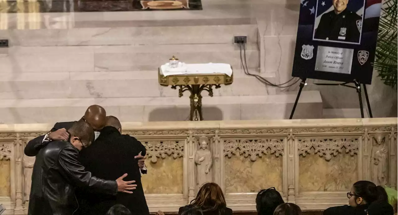 “He was not afraid to die.” NYPD Officer Jason Rivera Mourned At St. Patrick’s Cathedral