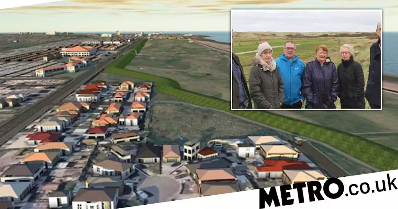 Homeowners fume at plans for 9ft wall in front of houses that blocks sea view