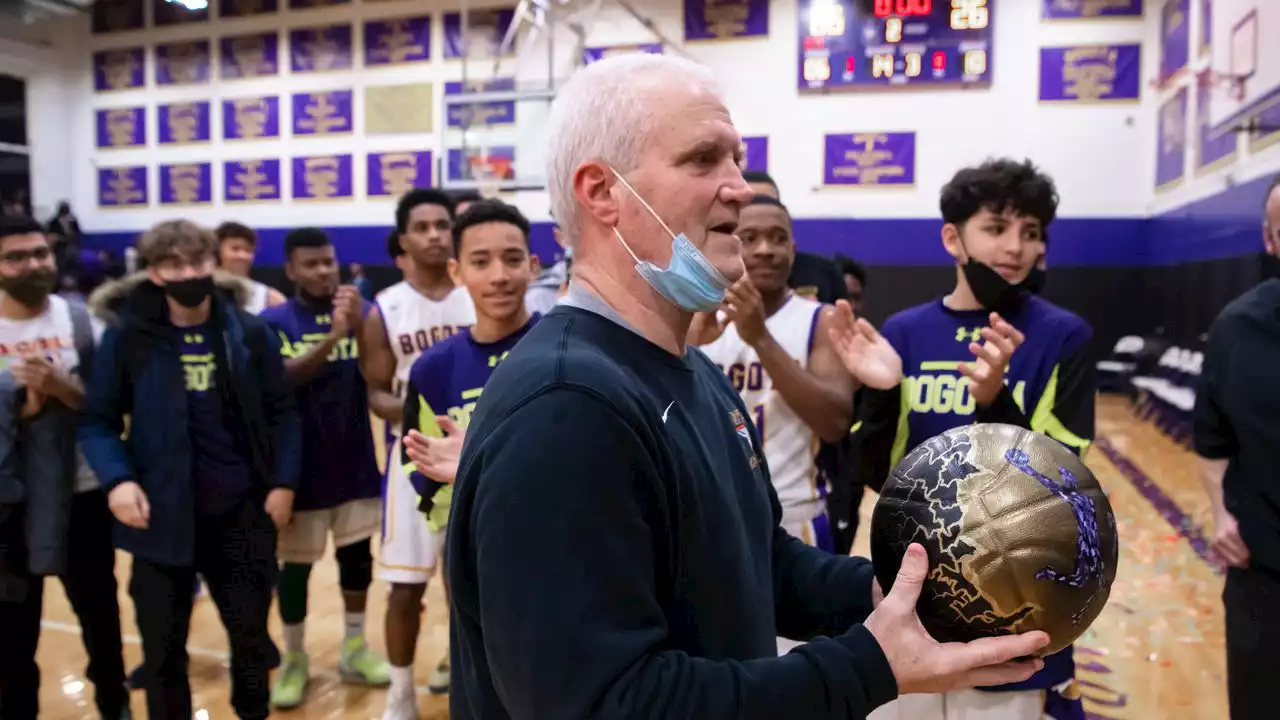 Bogota’s Jay Mahoney joins exclusive boys basketball club, wins 700th game