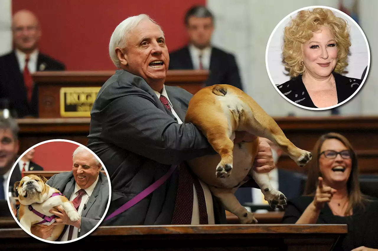 West Virginia’s Jim Justice tells Bette Midler to kiss dog’s ‘heinie’