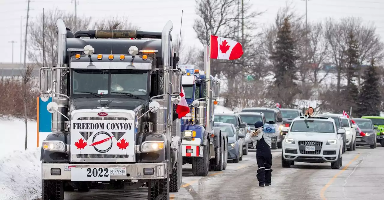 Anti-vaccine Canada truckers roll toward Ottawa, praised by Tesla's Musk