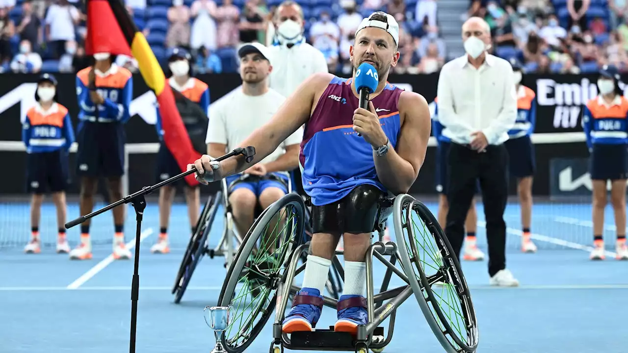 Dylan Alcott - ein unermüdlicher Redenschwinger mit Tennisschläger