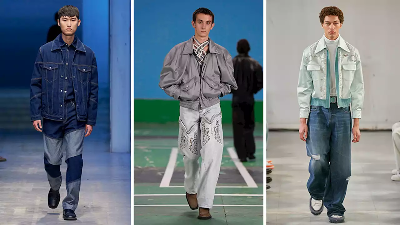 These 3 Denim Trends Took Over Men’s Fashion Week