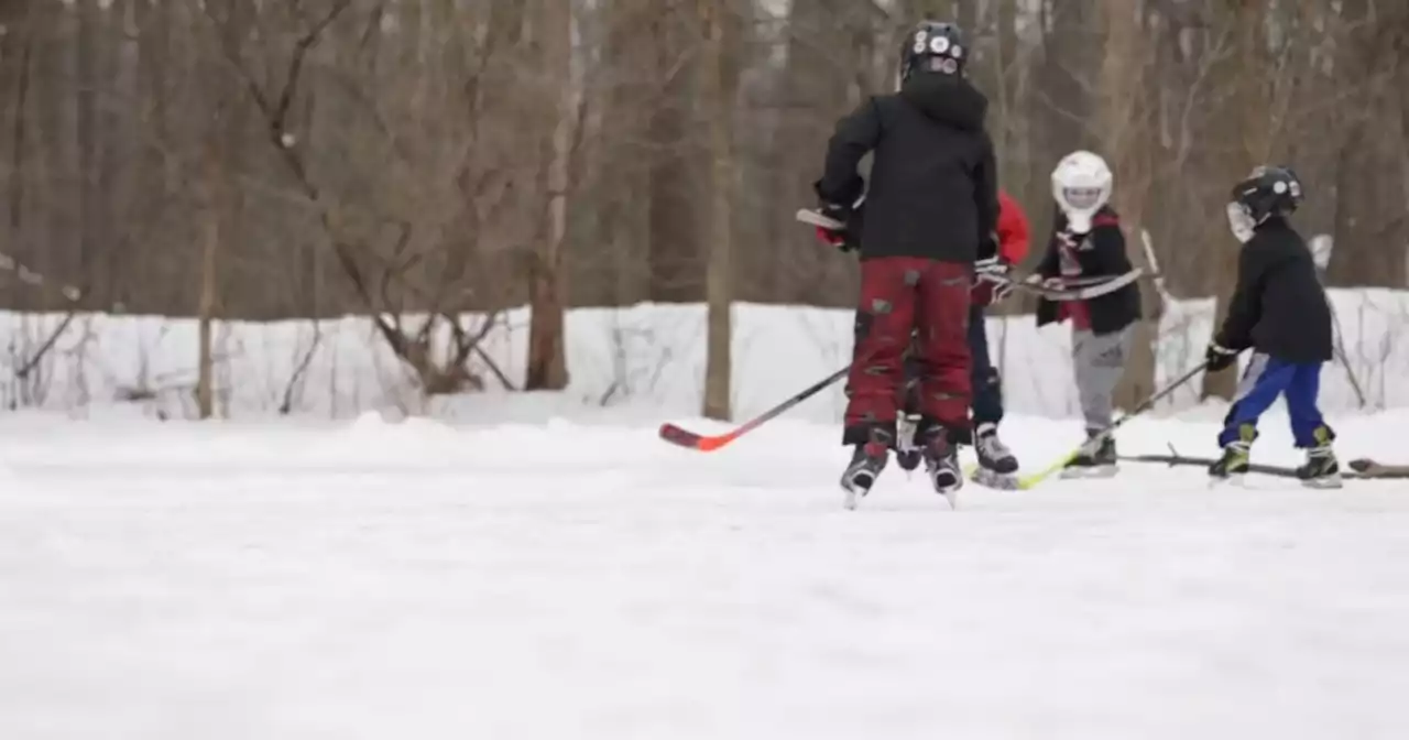 Flooded Westlake field has become a winter destination for skaters