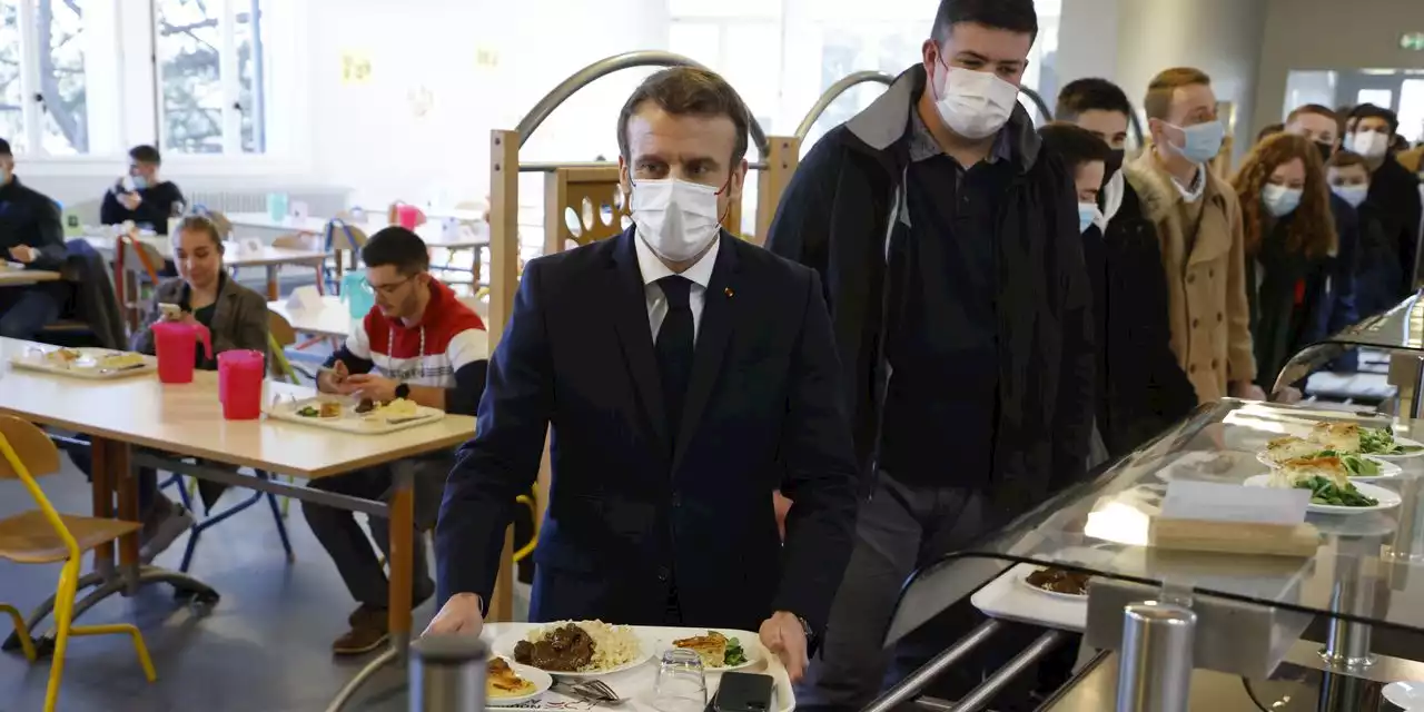 Omicron Tests Macron’s Push to Keep French Schools Open