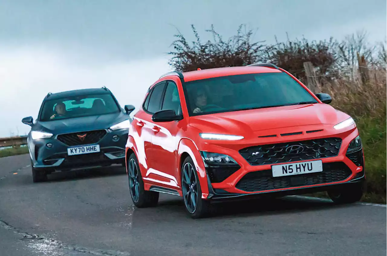 High-rise hot hatches: Hyundai Kona N vs Cupra Formentor | Autocar