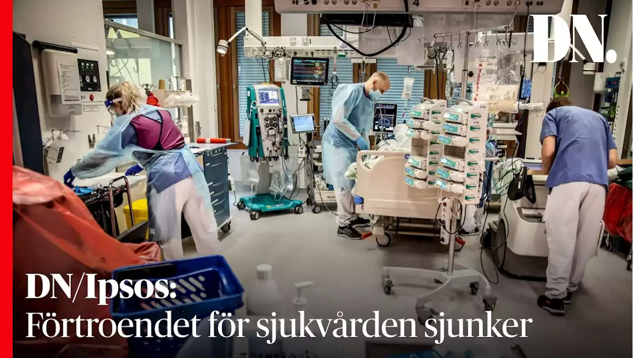 DN/Ipsos: Sjunkande förtroende för sjukvården