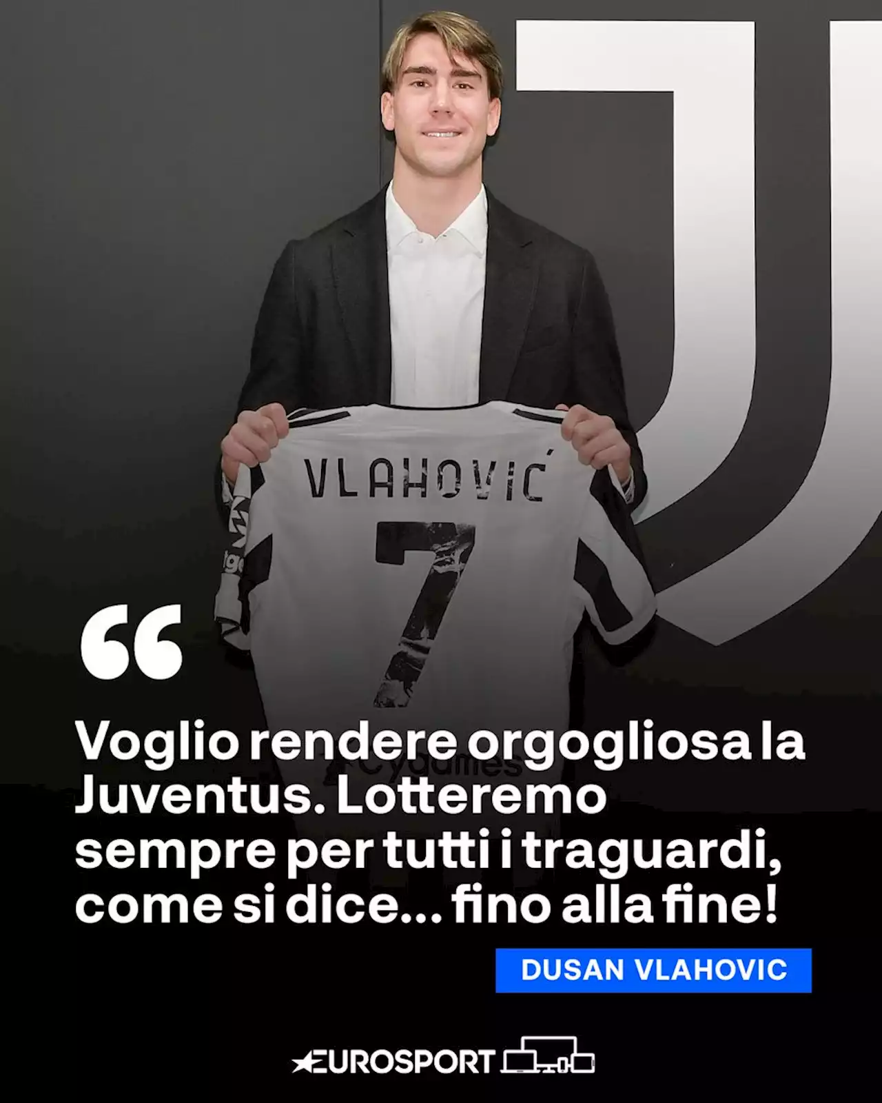 Juventus: Dusan Vlahovic avrà la maglia numero 7 di Cristiano Ronaldo