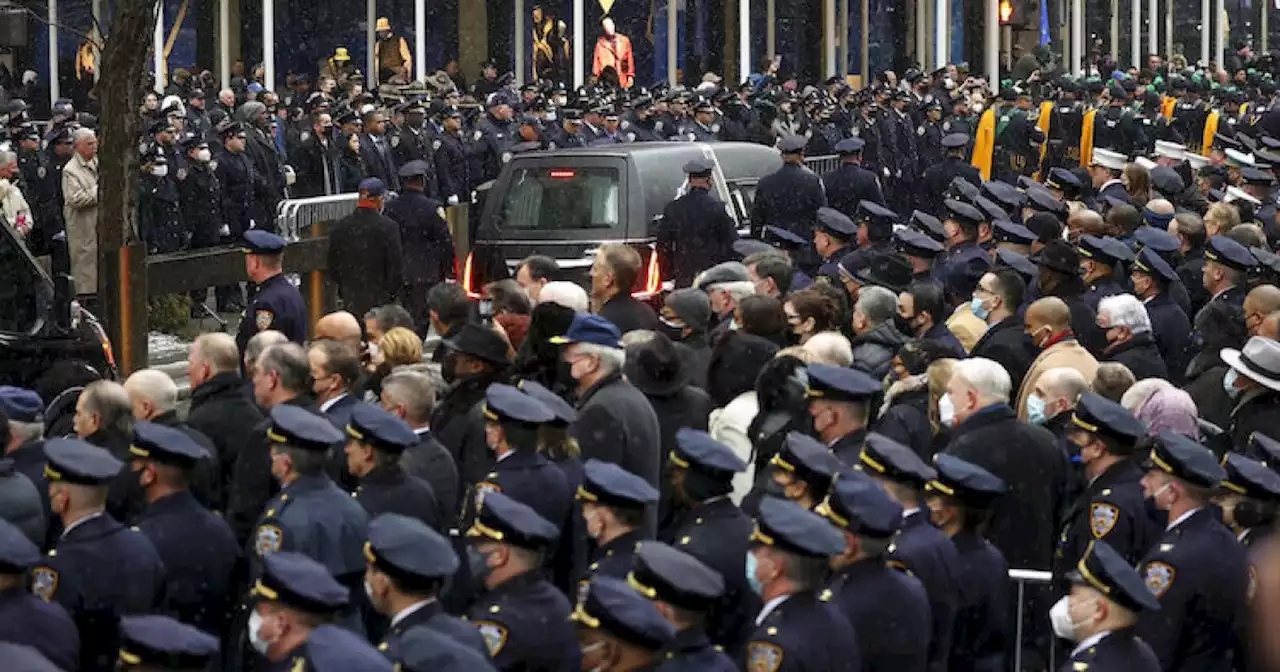 Funeral held for slain NYPD officer Rivera