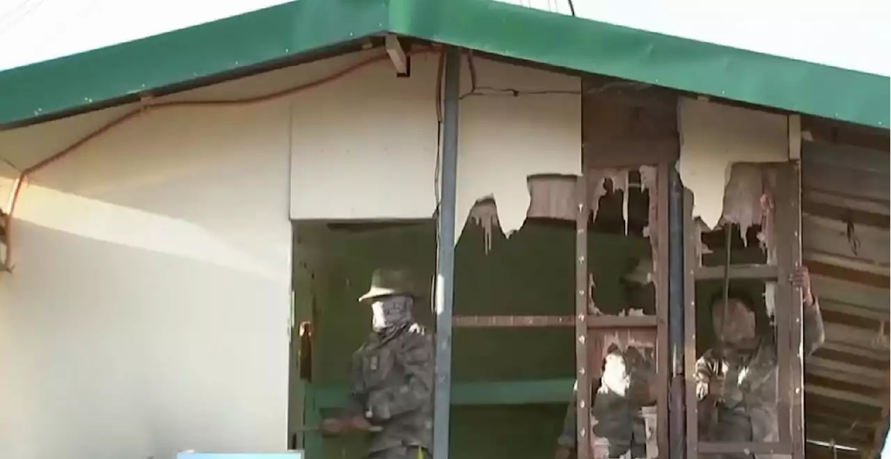 BuCor demolishes 'kubol' inside Bilibid Maximum Security Compound