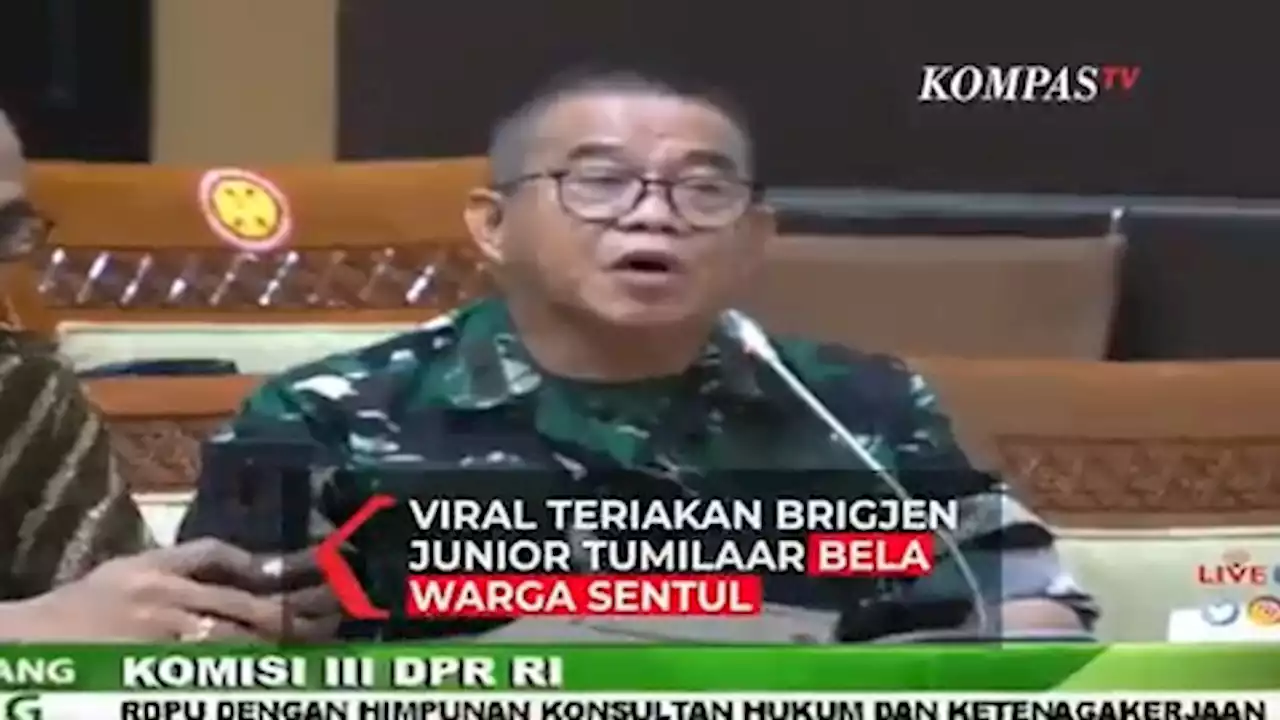 Viral Teriakan Brigjen Junior Tumilaar Bela Warga Sentul, Sebut Nama Seorang Brigjen Pengkhianat