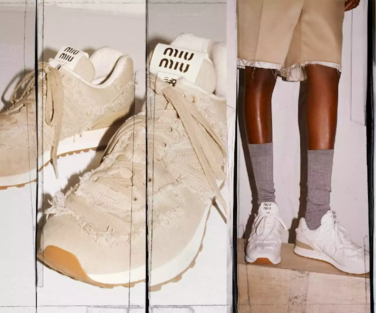 Miu Miu and New Balance's 574 is Finally Here