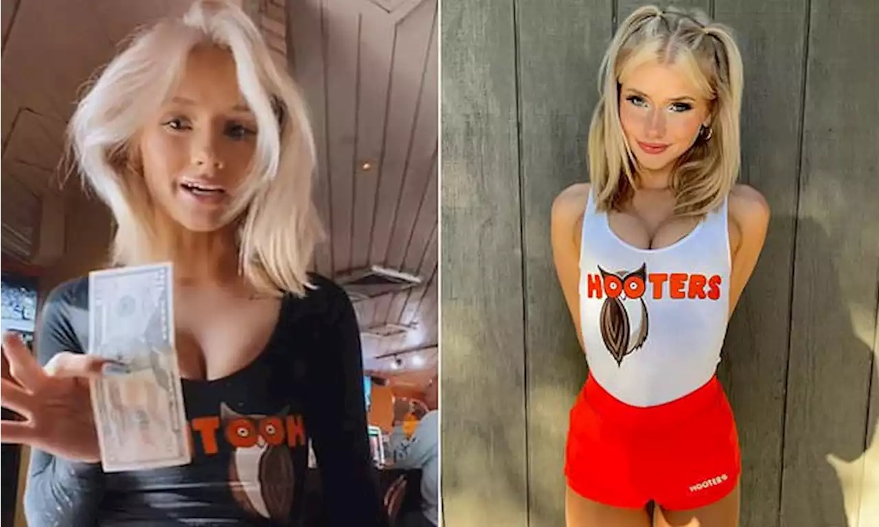 Georgia Hooters waitress shows off $500+ in tips from afternoon shift