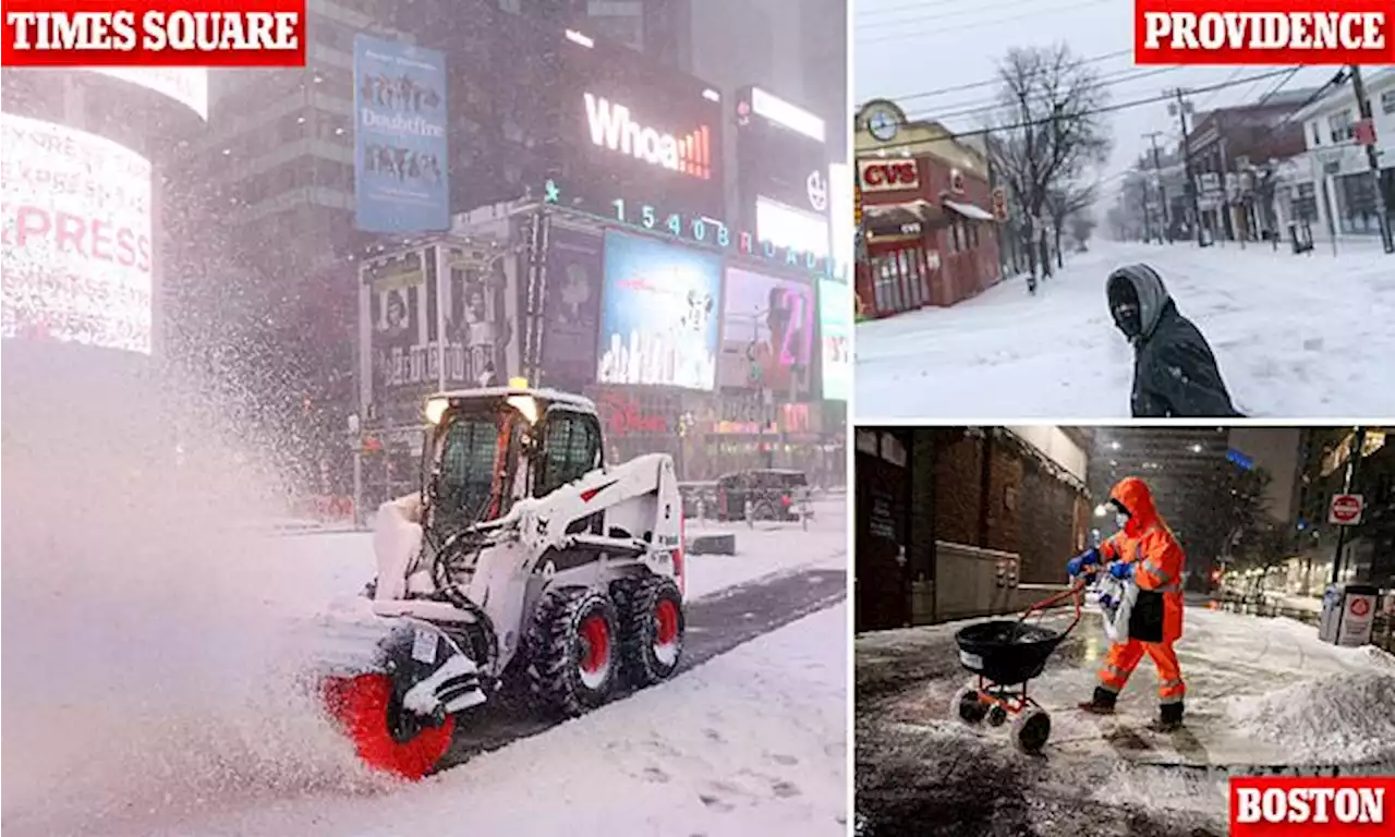 Snow arrives to NYC as part of potential 'bomb cyclone' on East Coast