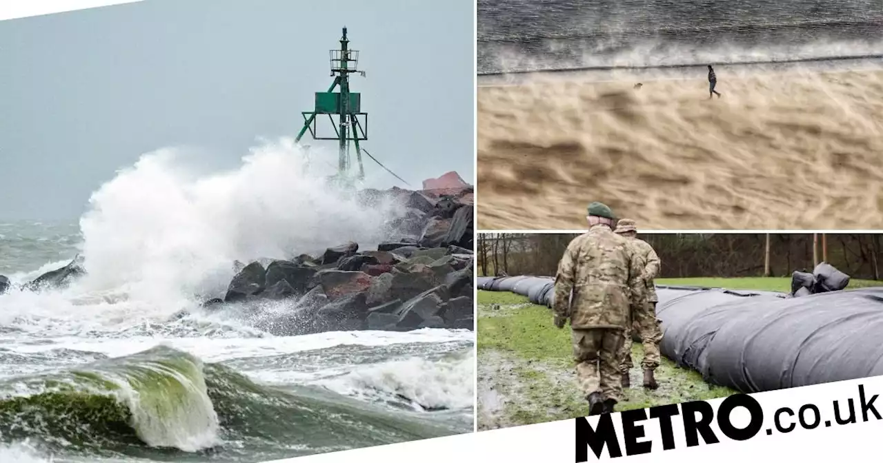 'Danger to life' warning as Storm Malik unleashes 80mph winds across UK