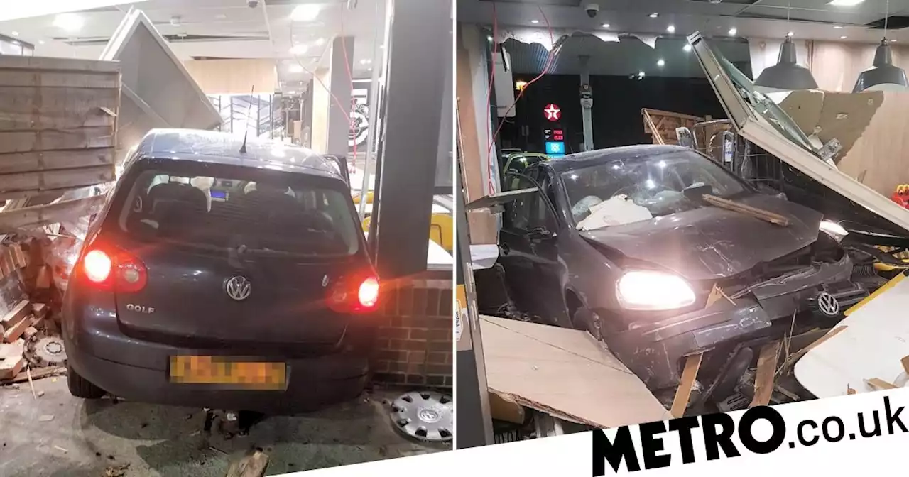 Teenage drink-driver banned from roads after smashing into McDonald's