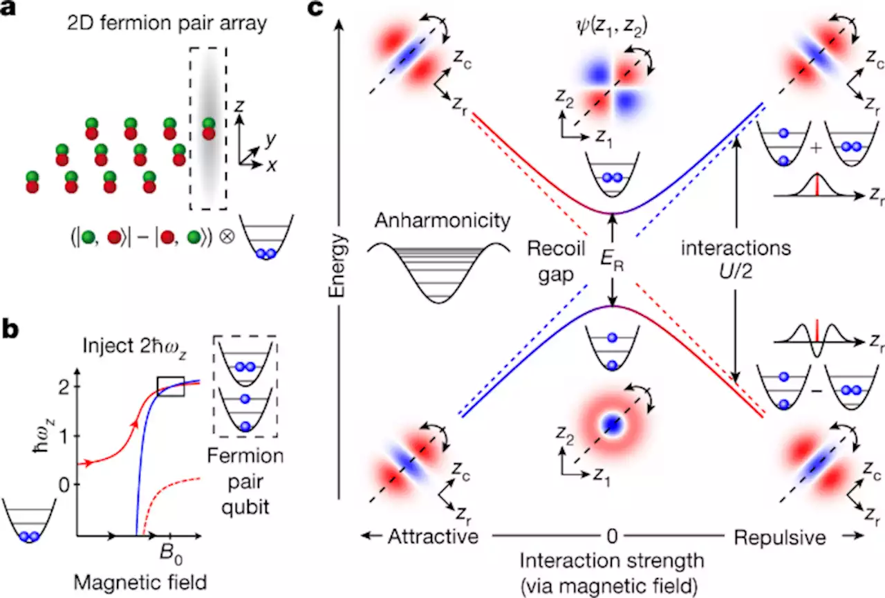 Quantum register of fermion pairs - Nature