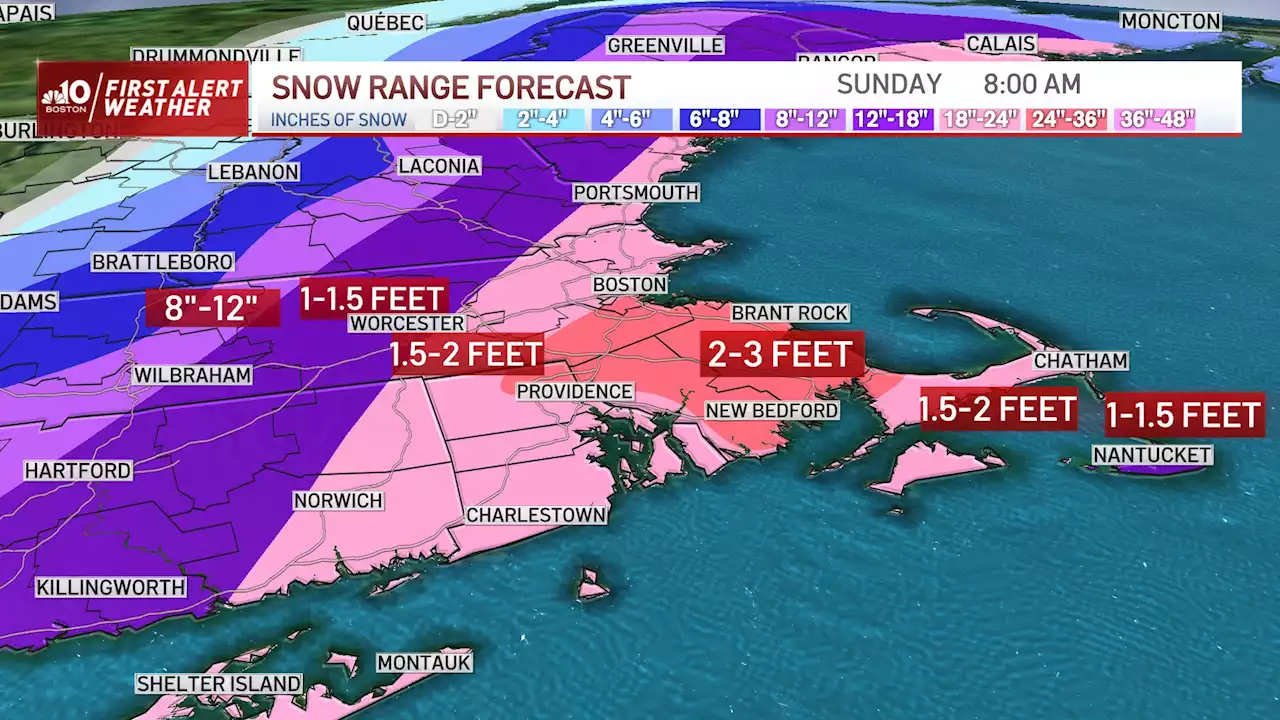 Blizzard to Drop 2 Feet of Snow on Massachusetts: WATCH LIVE COVERAGE