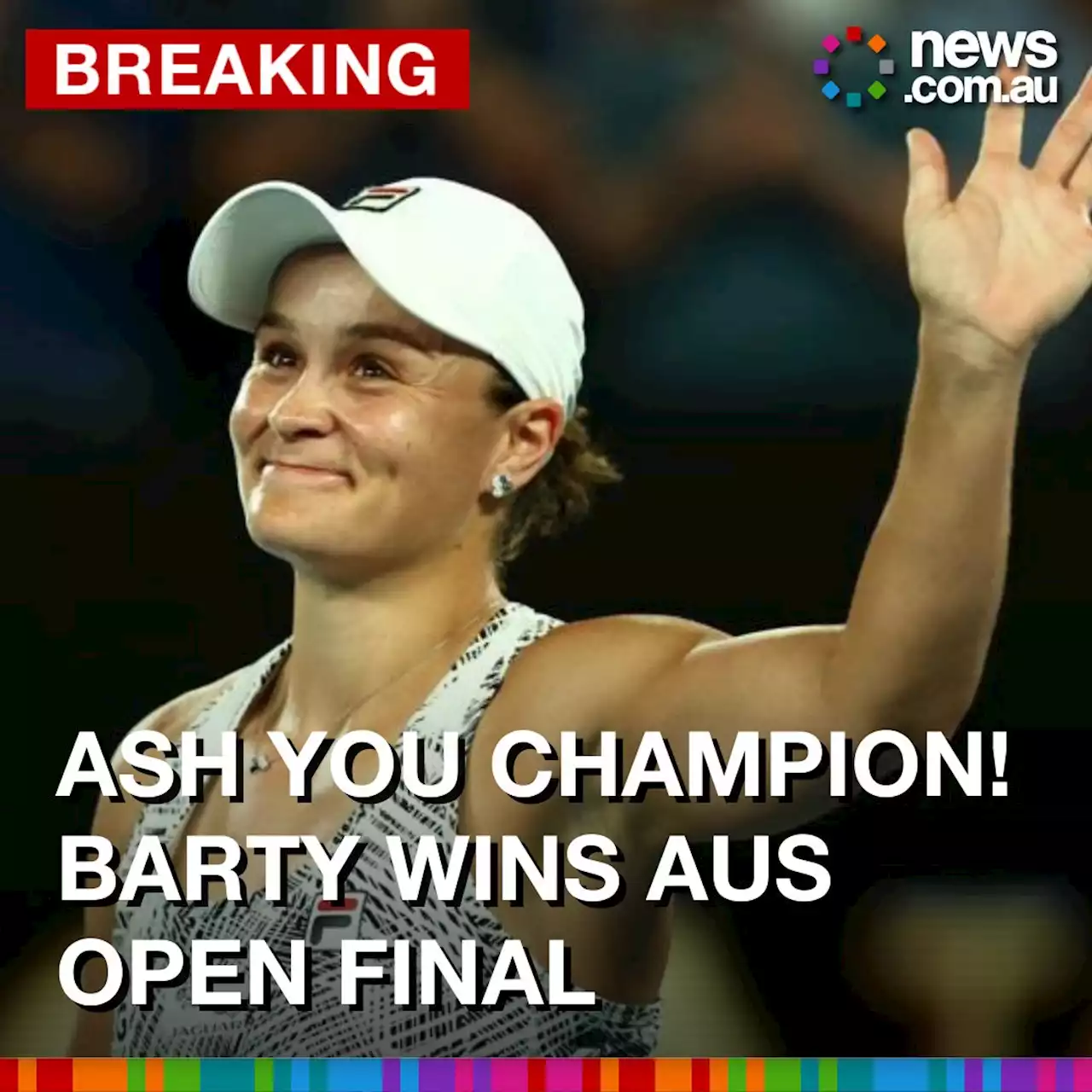 Australian Open women’s final live: Barty’s special kiss after epic Open triumph