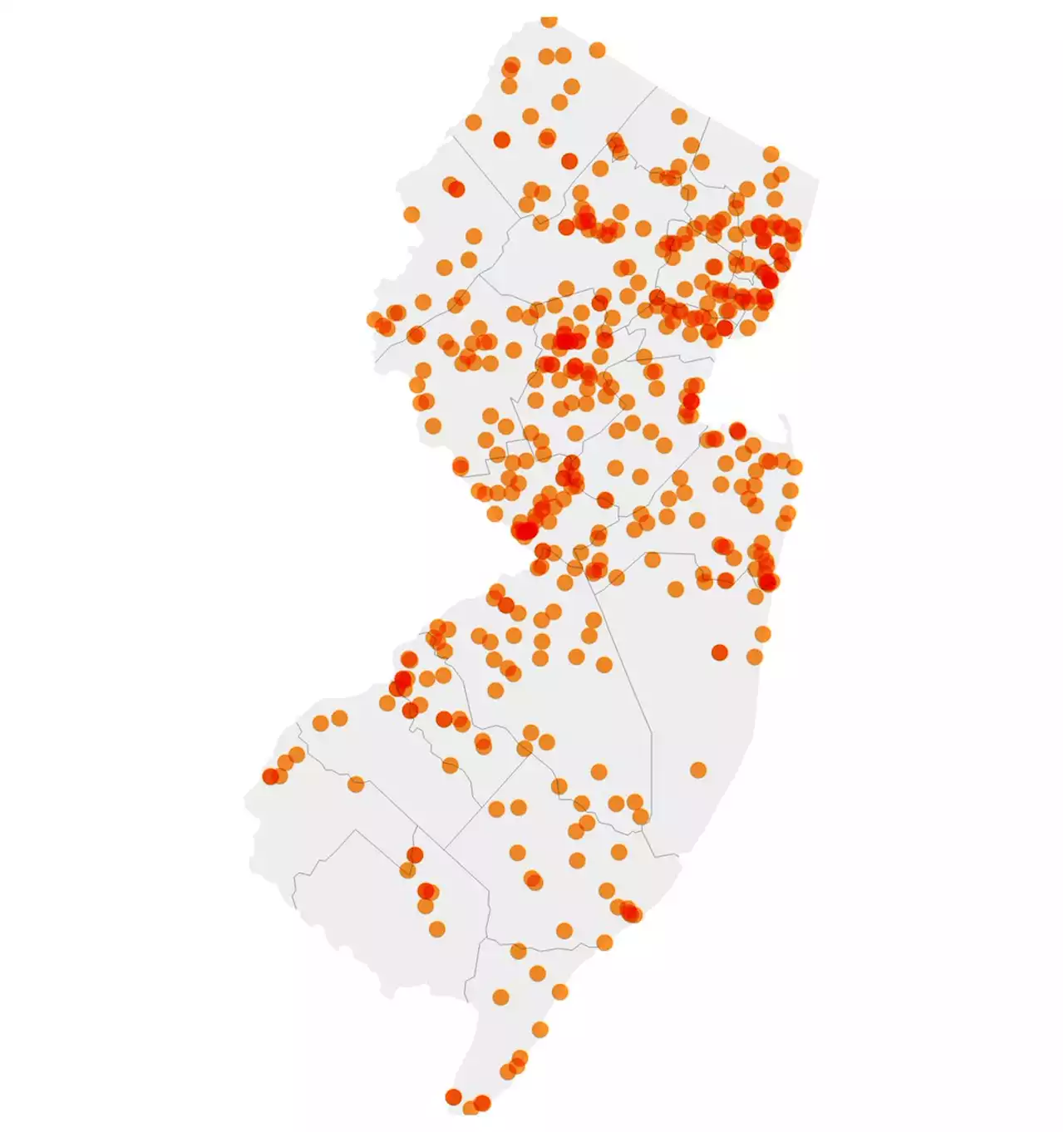 Nearly 500 N.J. bridges received the same poor rating as the one that collapsed in Pittsburgh. See which ones are near you.