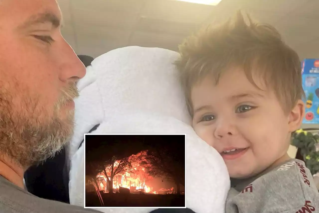 Texas toddler saves family from fire moments before it destroys home