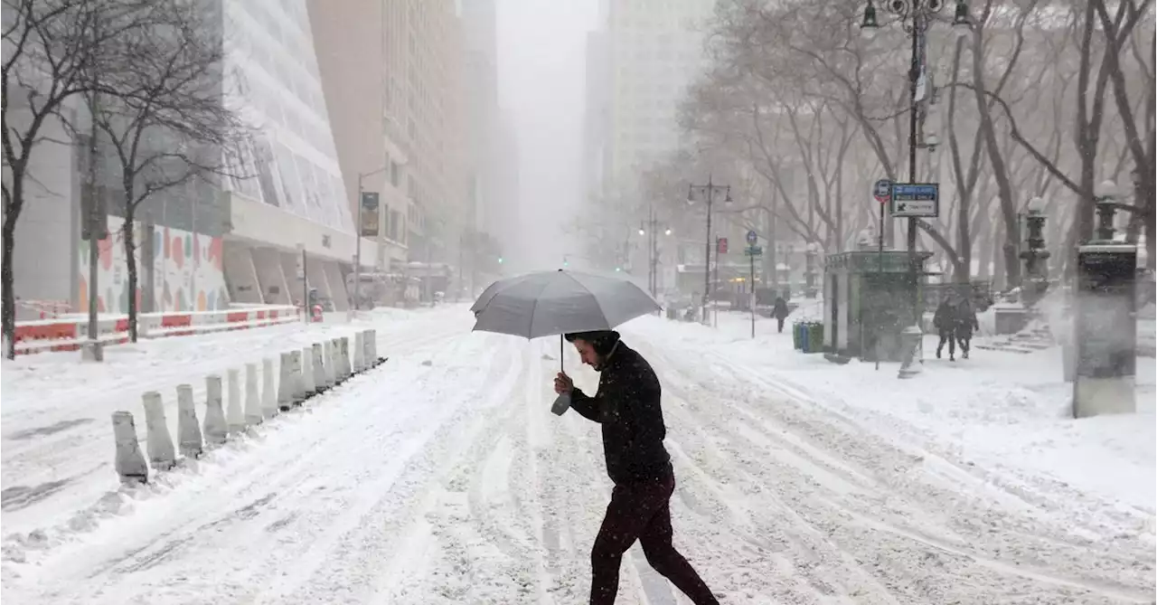 'One for the record books': U.S. East Coast blanketed in snow