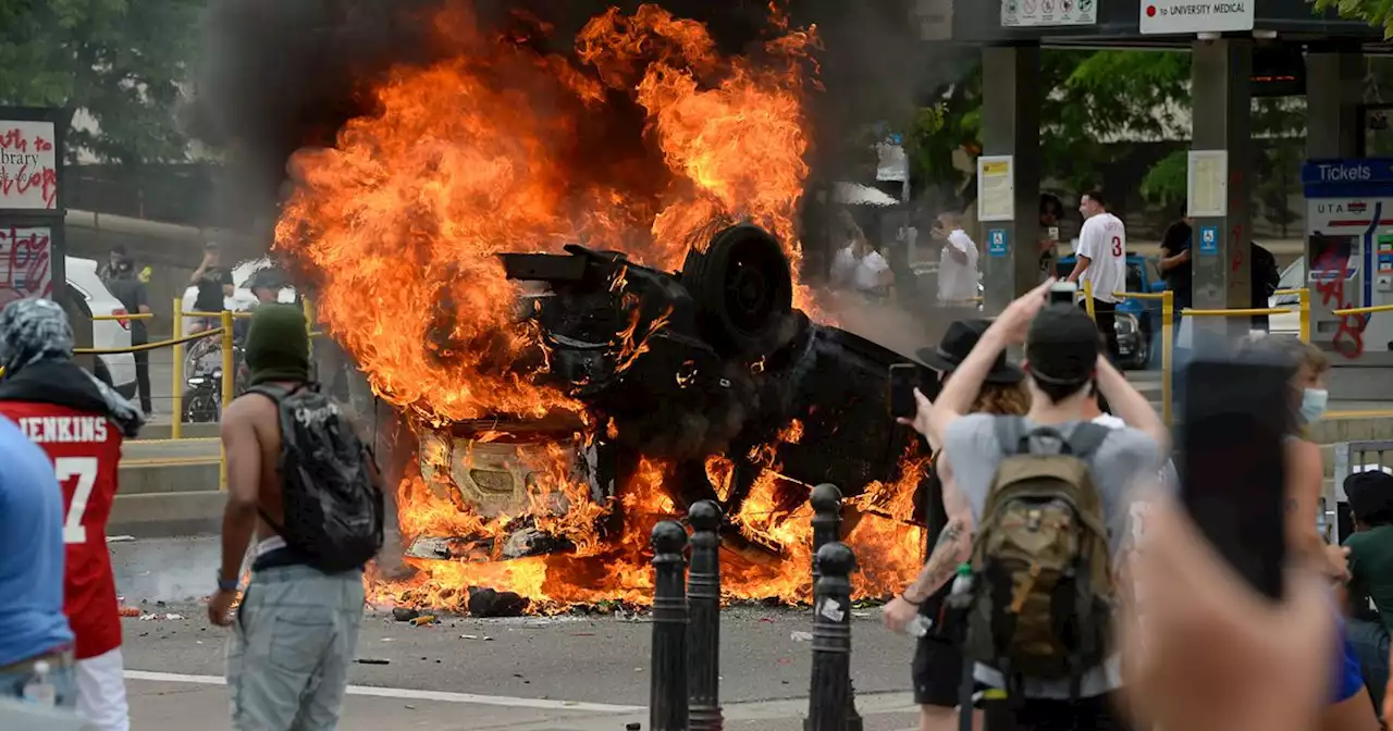 Ex-Hill AFB airman sentenced for role in burning Salt Lake City police car during 2020 protest