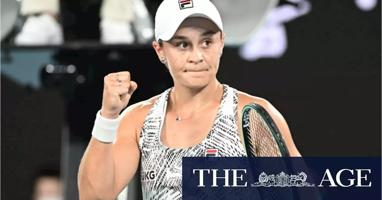 Weight of a nation: Barty’s challenge to carve a slice of history