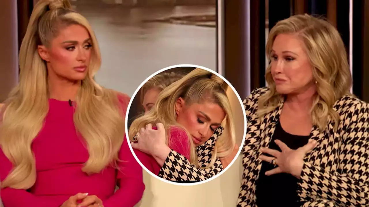 Paris and Kathy Hilton Get Choked Up Over Boarding School Abuse on Drew Barrymore Show